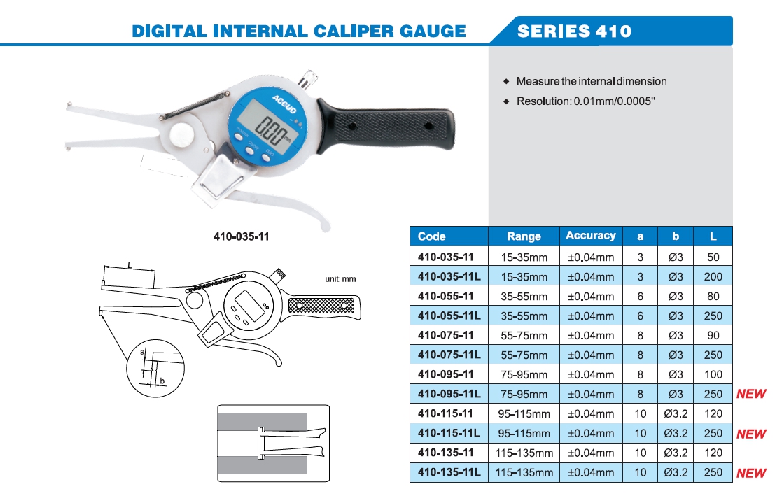 Digital Internal Caliper Gauge