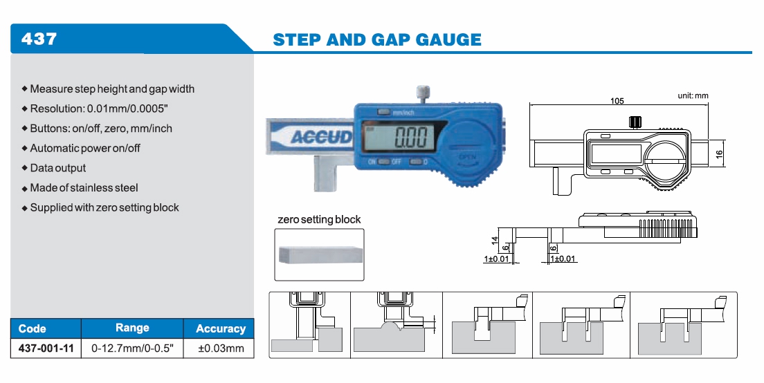 Step & Gap Gauge