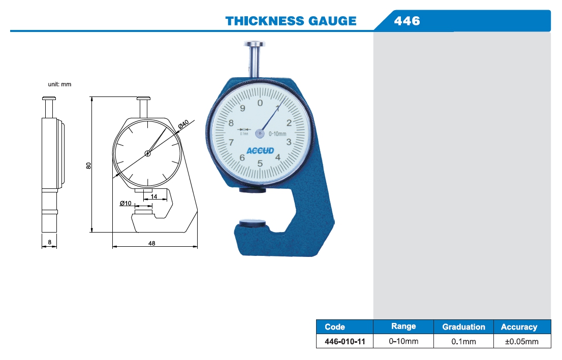 Thickness Gauge 446