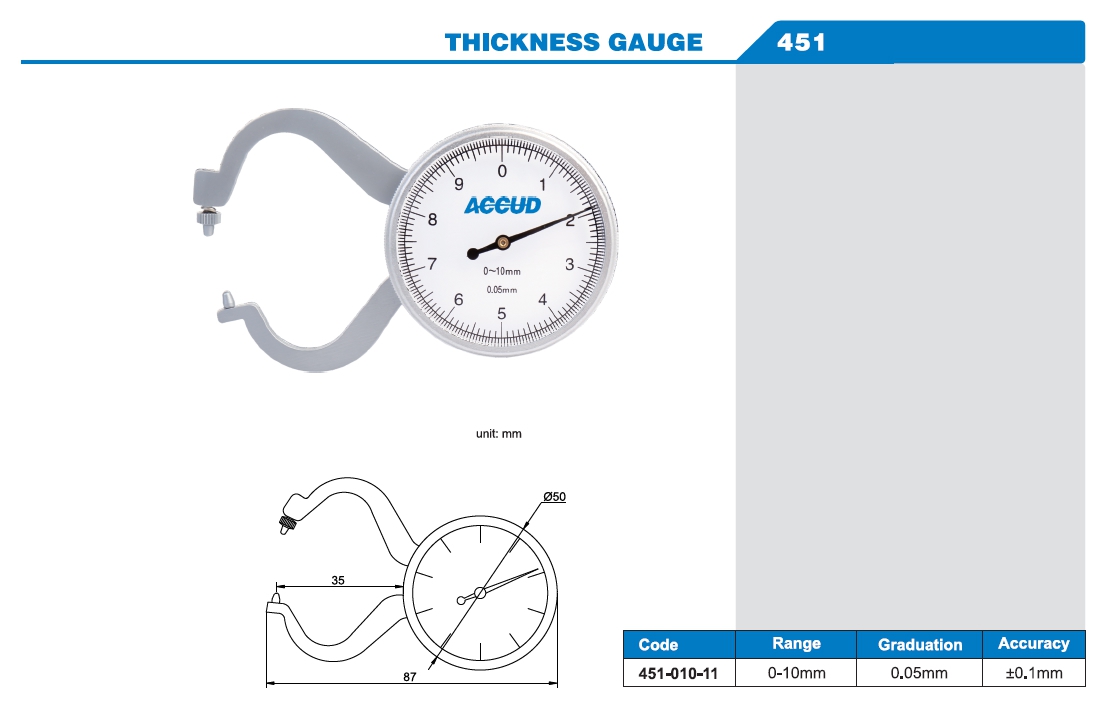 Thickness Gauge 451