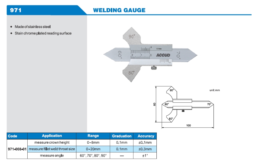 Welding Gauge
