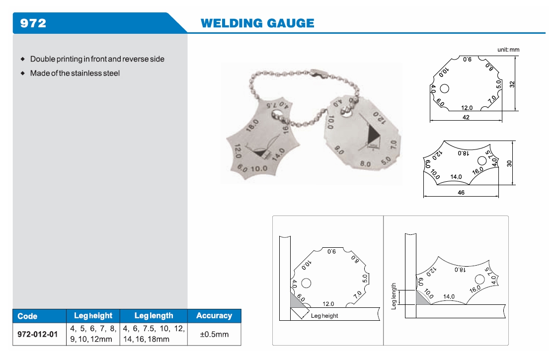 Welding Gauge