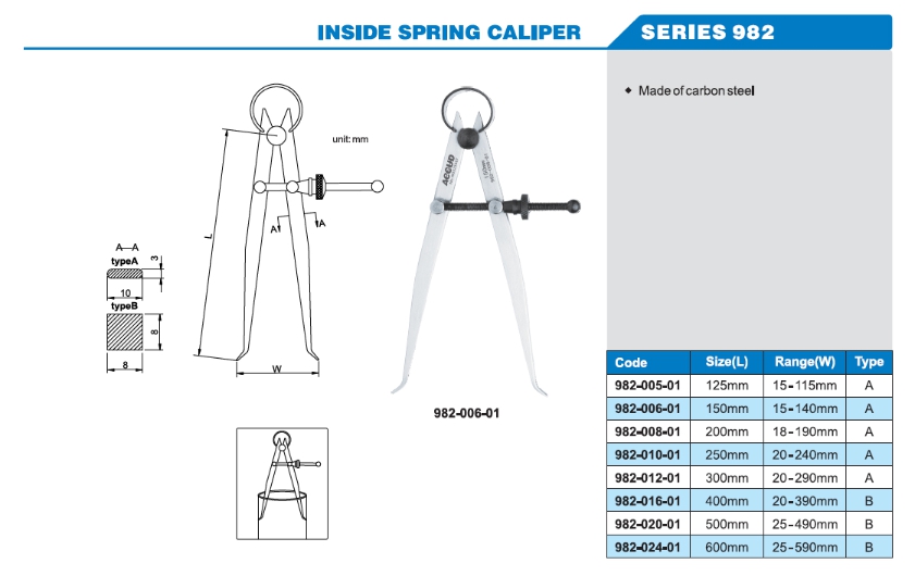 Inside Spring Caliper
