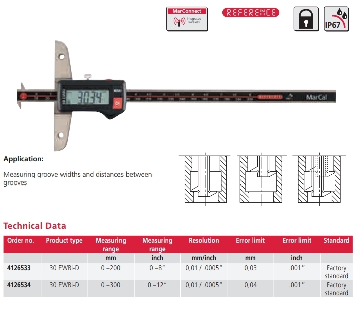 Digital Depth Gage 30 EWRi-D
