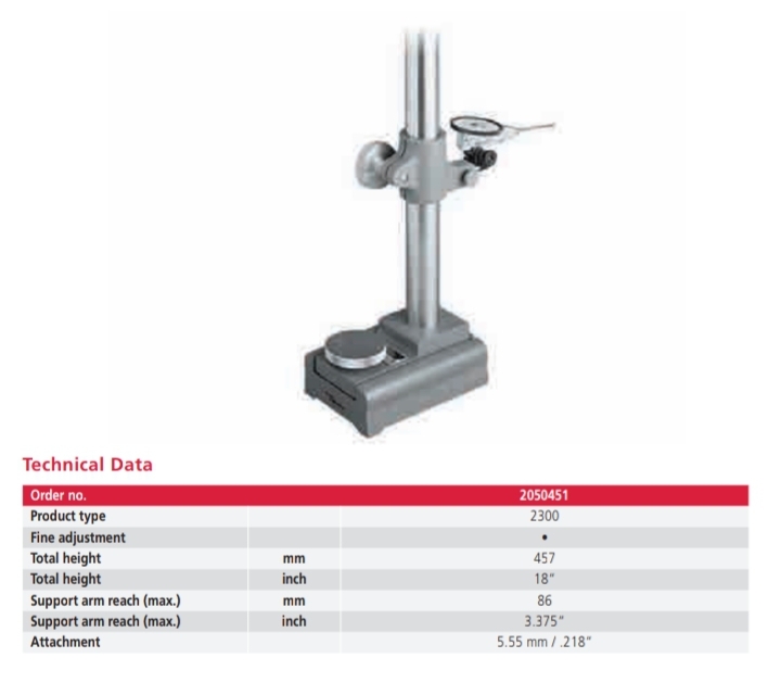 Indicator Stand with Delta Base 2300