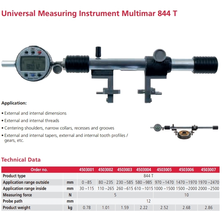 Universal Measuring Instrument 844 T