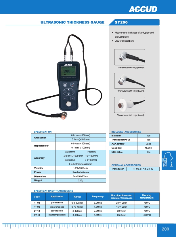 Ultrasonic Thickness Gauge